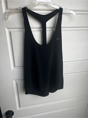 Nike Black Racerback Tank - Women's Performance Training Top dri fit